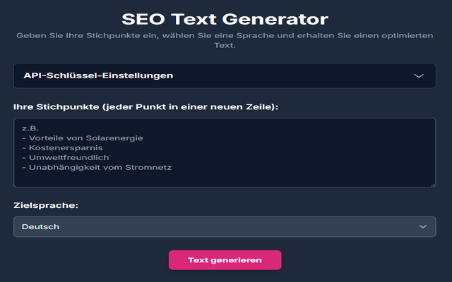 Seo-Generator Vorschau